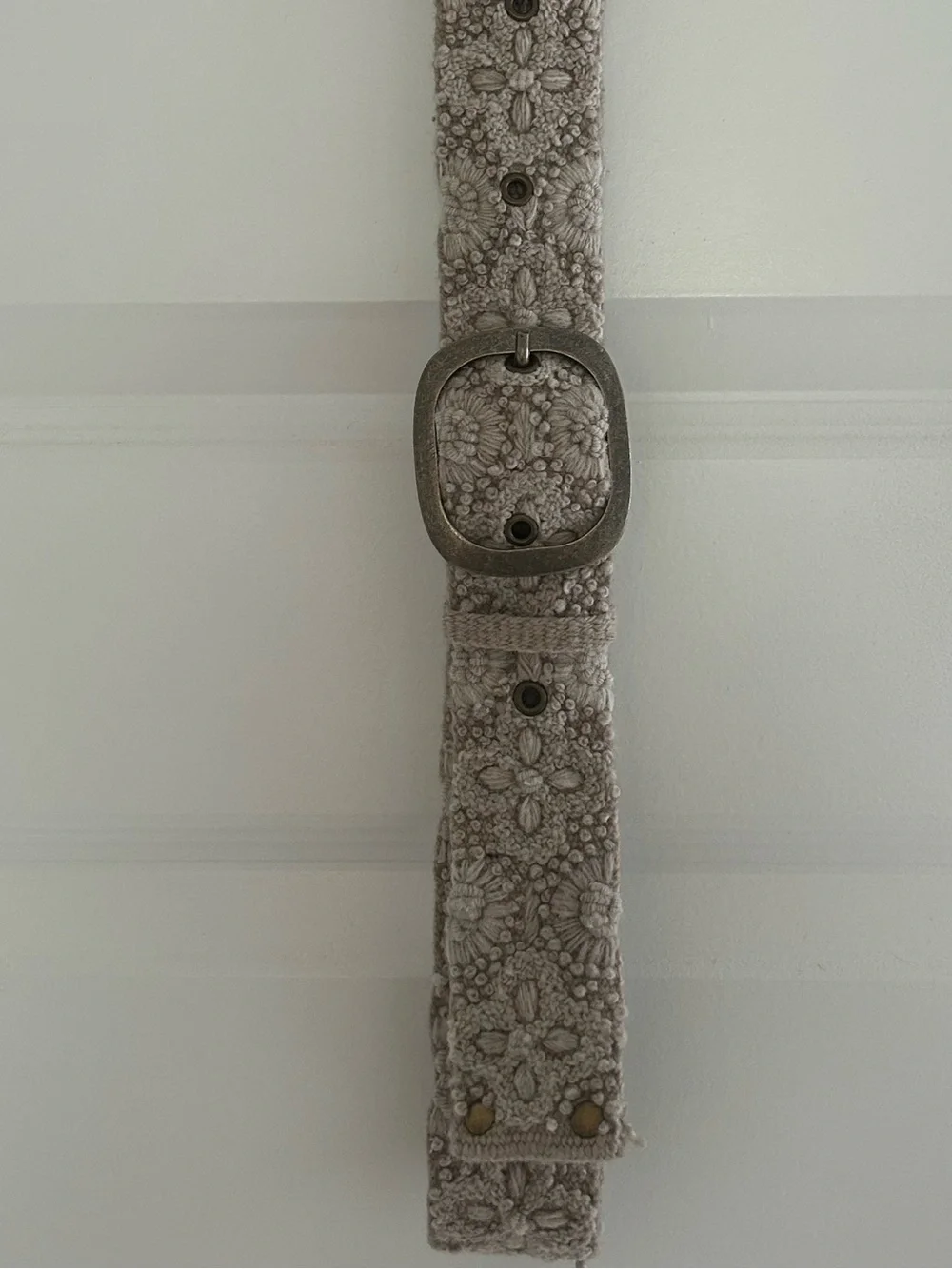 Jenny Kraus Desert Embroidered Wool Belt